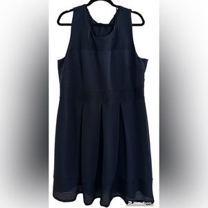 NWT Lane Bryant navy blue, knee length dress. Size 20W.